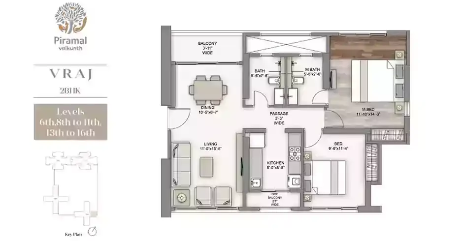 Piramal Realty Balkum Floor Plans