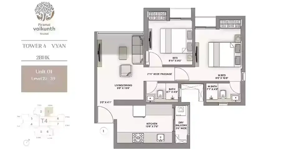 Piramal Realty Balkum Floor Plans