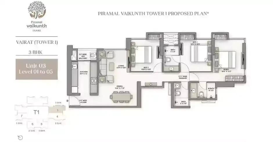 Piramal Realty Balkum Floor Plans